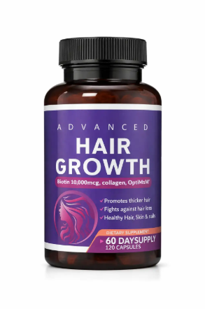 Hair growth™Nutrición celular para detener la caída y fortalecer la raíz desde el interior