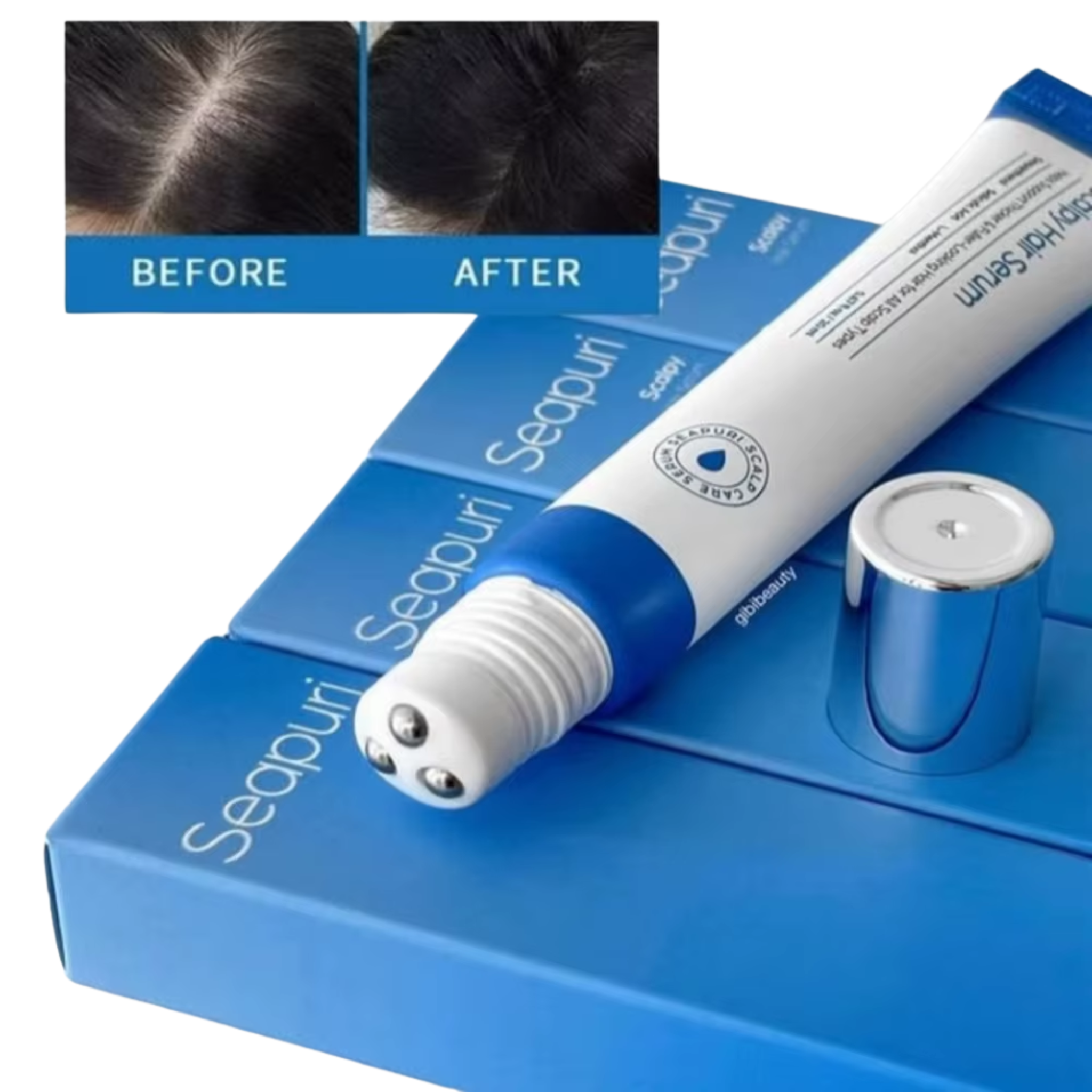 Seapuri™ Tratamiento Capilar Intensivo nutre el cuero cabelludo y favorece un cabello más fuerte