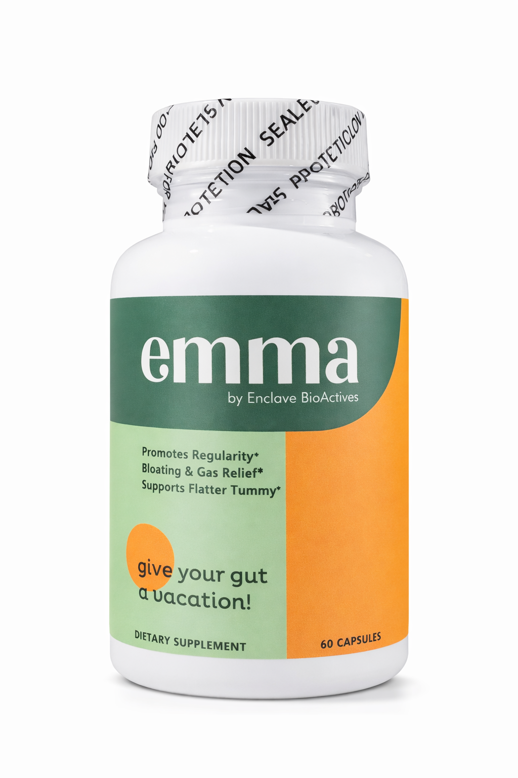 Emma™ Evita estreñimiento, Disminuye la sensación de abdomen inflamado y mejora digestión.
