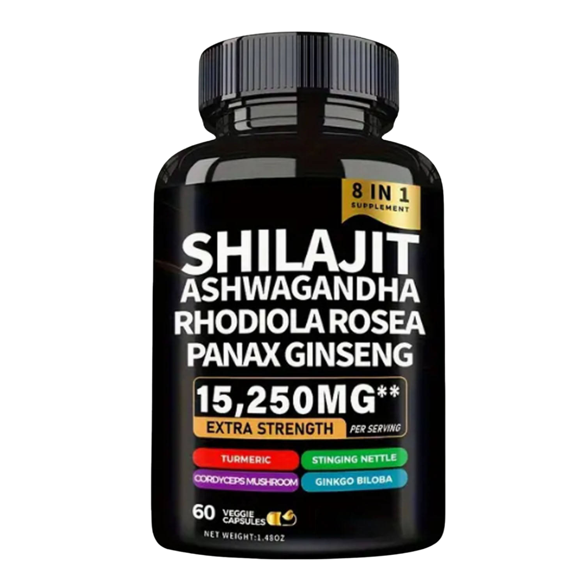 Shilajit 8-in-1™ Energía intensa y vitalidad que despiertan tu fuerza y libido natural