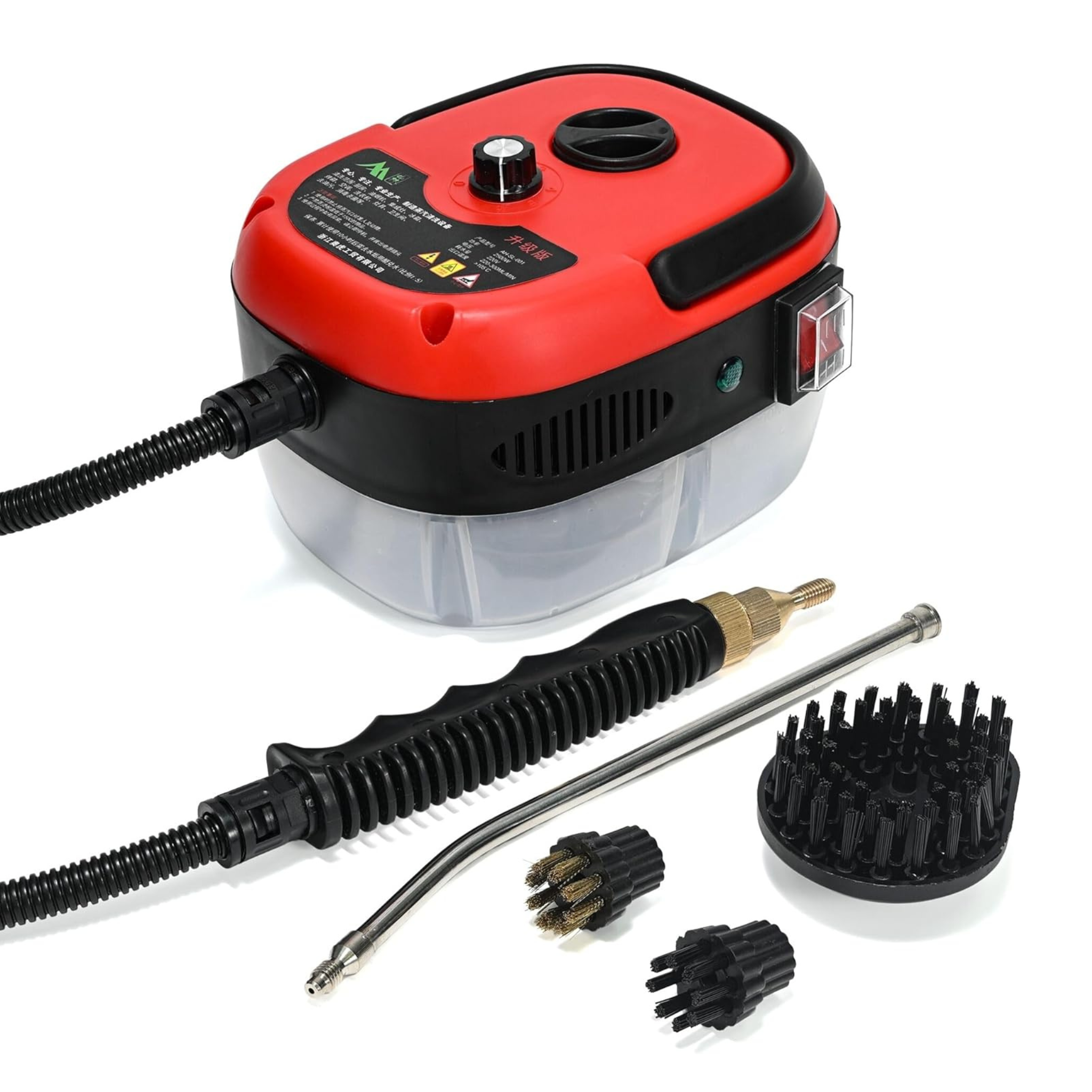 Vapor Machine™ Limpiador portátil multiusos a vapor potente de 2500W desincrusta suciedad y grasa resistente dejando superficies limpias